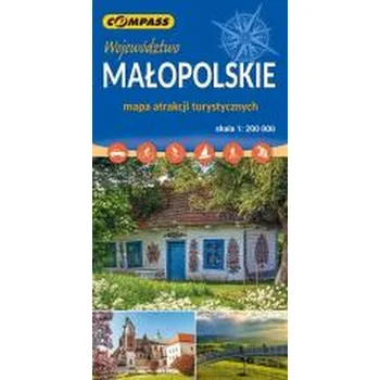 Cestování Mapa atrakcji turystycznych - Małopolskie - praca zbiorowa