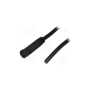 Elektrická zásuvka Konektor M8 2m zásuvka PIN 3 přímý s vývodkou,s vodiči 3A