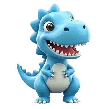 Nášivka Nažehlovací obrázek - roztomilý dinosaurus IV (5,9 x 8,0 cm)