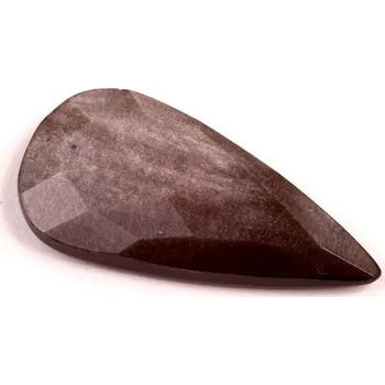Přírodní kámen Kabošon Broušený Stříbrný Obsidián č.6721 (34x17x6mm)