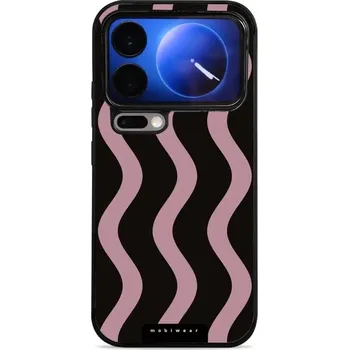 Pouzdro na mobilní telefon Lesklý kryt Mobiwear Glossy - Xiaomi 17 Pro - GA54G Fialové vlnky (Prémiové lesklé pouzdro, obal, kryt Mobiwear Glossy na mobil Xiaomi 17 Pro - GA54G Fialové vlnky, materiál Plast + TPU silikon - krytí po všech stranách, neošoupatelný potisk, tenké)