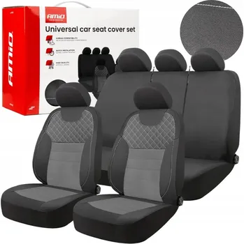 Autopotah Univerzální autopotahy na sedadla – přední a zadní – sada SC15 AMIO04615