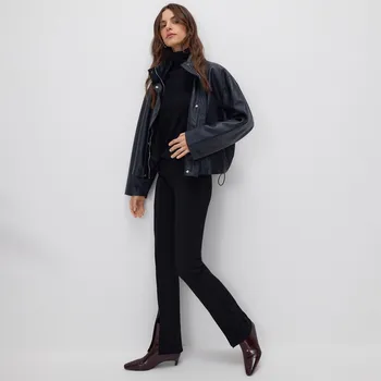 Dámské kalhoty Reserved - Legíny s rozparky - černý - 602GA-99X - 602GA-99X-L