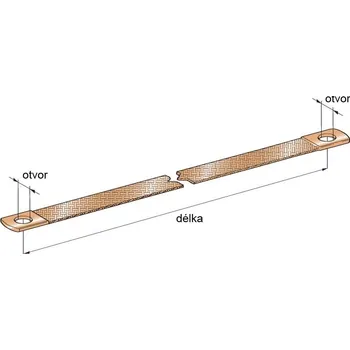 Auto elektroinstalace pásek kostřící CU 150délka/15průřez/ M10