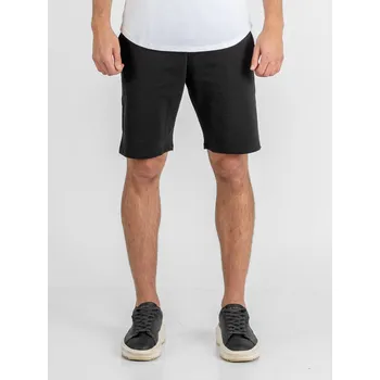 Pánské kraťasy TallGuys Pánské prodloužené teplákové kraťasy | Deep black Velikost: 3XL