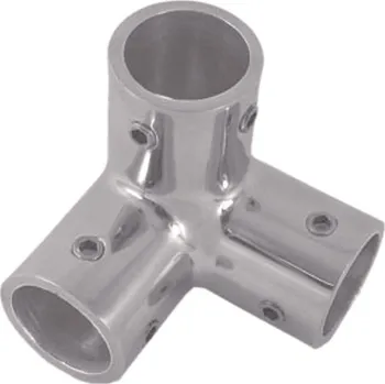 Trojcestný kovaný nerezový roh 90° pro trubku 25 mm