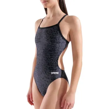 Dámské plavky Dámské jednodílné plavky na trénink do bazénu Arena Snakeskin D40
