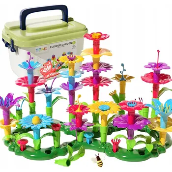 ostatní stavebnice Stavebnice Květiny - Postav si kytici, 91 dílků, Věk 3+