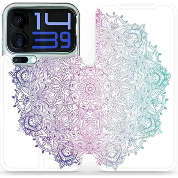 Pouzdro na mobilní telefon Flipové pouzdro Mobiwear - Xiaomi 17 Pro Max - M008S Mandala (Knížkové flip pouzdro, obal, kryt na mobil Xiaomi 17 Pro Max - M008S Mandala, materiál Umělá kůže + TPU - ochrana 360°, stojánek, silikonová vanička, magnetické zavírání)