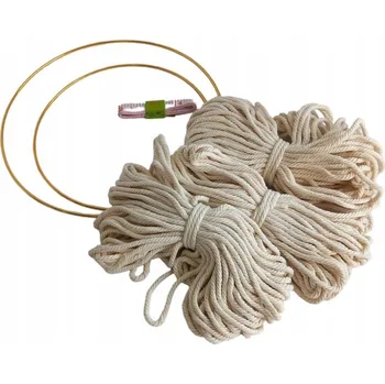 Bezpečnostní kamera Makramé Sada šňůr a obručí pro tvoření (DIY)