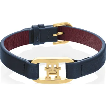 Náramek Tommy Hilfiger Tmavě modrý kožený náramek 2780827 + 2 měsíce na vrácení zboží