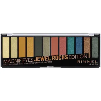 Oční stíny Rimmel Magnif'Eyes Eyeshadow Palette 009 Jewel Rocks paletka očních stínů 14.16g