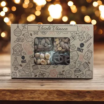 Nutworld.cz Dárková krabička VÁNOČNÍ - různá gramáž