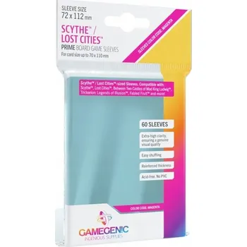 Příslušenství k deskovým hrám Obaly Obaly Gamegenic Prime Scythe Lost Cities 72x112 mm 60 ks
