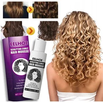 Stylingový přípravek PĚNOVÉ TUŽIDLO NA VLASY PRO VLNY A KUDRNATÉ VLASY - AKTIVÁTOR A ZVÝRAZŇOVAČ VLN - ZPEVŇUJE KUDRLINKY