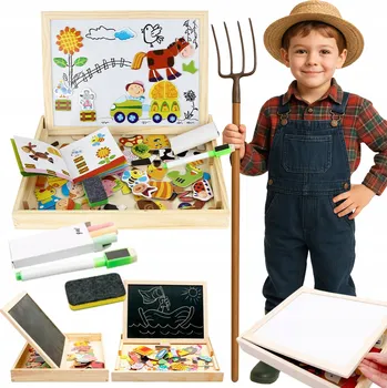 Magnetická kreslící tabulka Křídová tabule, magnetická, sucho stíratelná Bisky 30,5 x 3,5 cm