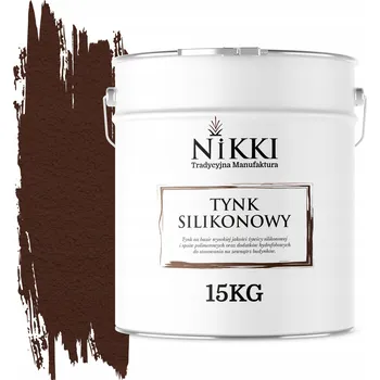 Fasádní barva SILIKONOVÁ OMÍTKA FASÁDNÍ BARVA HNĚDÁ TEPLÁ 8016 15KG ZRNO 3.0mm