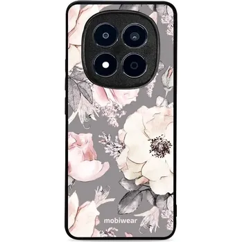 Pouzdro na mobilní telefon Lesklý kryt Mobiwear Glossy - Xiaomi Redmi Note 15 Pro Plus 5G - G034G - Květy na šedém pozadí (Prémiové lesklé pouzdro, obal, kryt Mobiwear Glossy na mobil Xiaomi Redmi Note 15 Pro Plus 5G - G034G - Květy na šedém pozadí, materiál Plast + TPU silikon -)
