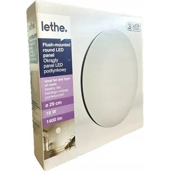 LED panel LED panel kulatý Lethe bílý, černý