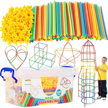 ostatní stavebnice Konstrukční brčka Toys4edu 400 ks