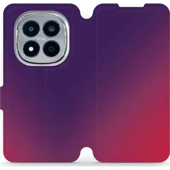 Pouzdro na mobilní telefon Flipové pouzdro Mobiwear - Xiaomi Redmi Note 15 Pro 5G - VP67S Fialový a růžový odstín (Knížkové flip pouzdro, obal, kryt na mobil Xiaomi Redmi Note 15 Pro 5G - VP67S Fialový a růžový odstín, materiál Umělá kůže + TPU - ochrana 360°, stojánek, silikonová)