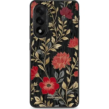 Pouzdro na mobilní telefon Lesklý kryt Mobiwear Glossy - OnePlus Nord 5 - V172S Červená kvítka (Prémiové lesklé pouzdro, obal, kryt Mobiwear Glossy na mobil OnePlus Nord 5 - V172S Červená kvítka, materiál Plast + TPU silikon - krytí po všech stranách, neošoupatelný potisk, tenké)