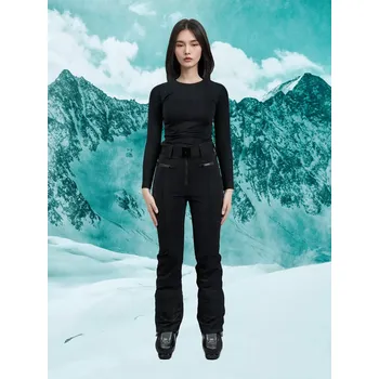 Snowboardové kalhoty Dámské lyžařské kalhoty Lacroix Edith Long Black