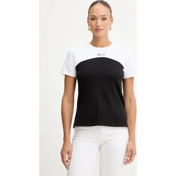 Pánská móda Bavlněné tričko Karl Lagerfeld B1W17008 černá 99X, vel. M