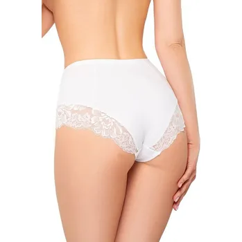 Kalhotky Vysoké bavlněné kalhotky 89 bílé XL