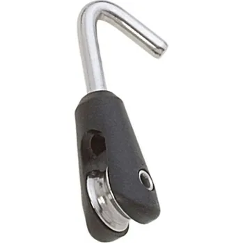 kladka Jednoduchá micro kladka Viadana s hákem pro lana max. 5 mm