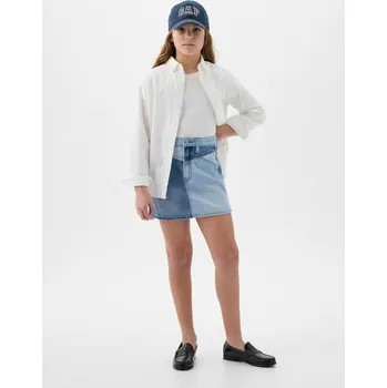 Dívčí sukně GAP Dívčí Dětská džínová sukně patchwork GAP Modrá 152 (2281326)