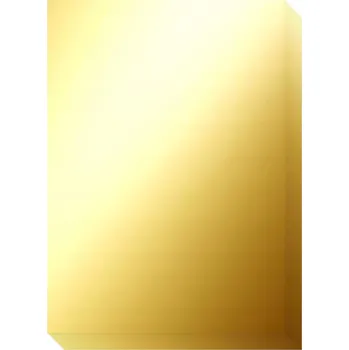 Barevný papír 60x OZDOBNÝ PAPÍR KARTON A4 VGOODALL ZLATÝ (ZLATÁ FÓLIE)