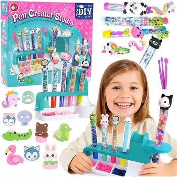 Výtvarná sada Továrna na propisky – velká kreativní sada pro děti + příslušenství