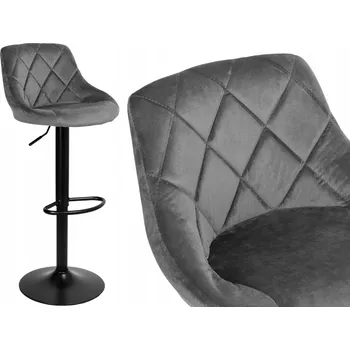 Barová židle Barová Židle eHokery grafit 105 cm, látka