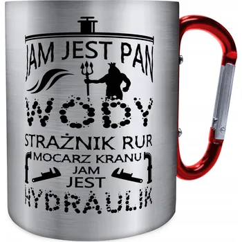 Hrnek Chcekoszulki Hrneček s karabinou DÁREK kovový 300 ml