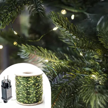 Vánoční dekorace IMLA DECO Vánoční osvětlení na stromeček - tenký nano řezěz, 30 m