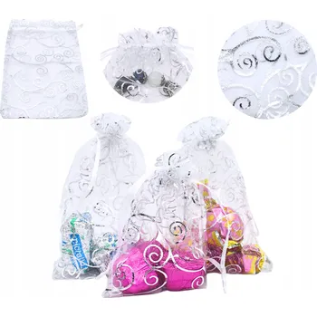 Obraz QUANTIRO Sáčky z organzy STŘÍBRNÉ VLNY