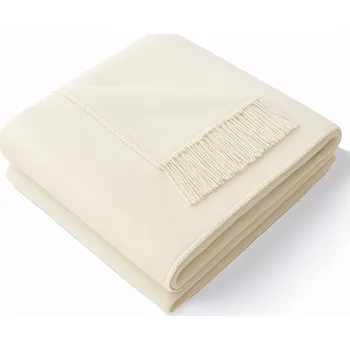 Prostěradlo Přehoz Moca Design bavlna 50 cm x 200 cm béžový