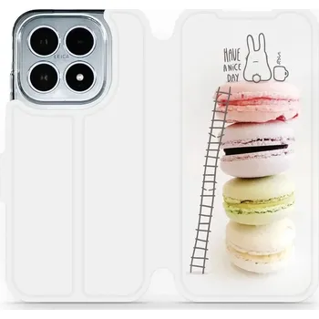 Pouzdro na mobilní telefon Flipové pouzdro Mobiwear - Xiaomi 17 - M090P Makronky (Knížkové flip pouzdro, obal, kryt na mobil Xiaomi 17 - M090P Makronky, materiál Umělá kůže + TPU - ochrana 360°, stojánek, silikonová vanička, magnetické zavírání)