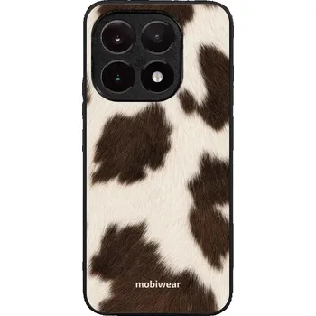 Pouzdro na mobilní telefon Lesklý kryt Mobiwear Glossy - Xiaomi 15T - V166S Hnědá strakatá (Prémiové lesklé pouzdro, obal, kryt Mobiwear Glossy na mobil Xiaomi 15T - V166S Hnědá strakatá, materiál Plast + TPU silikon - krytí po všech stranách, neošoupatelný potisk, tenké provedení,