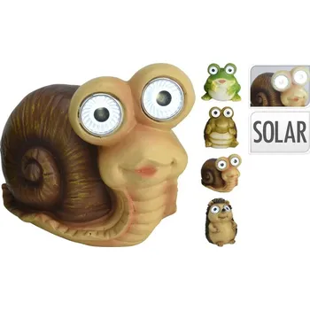 Svítilna solární ŠNEK 4druhy, keram.