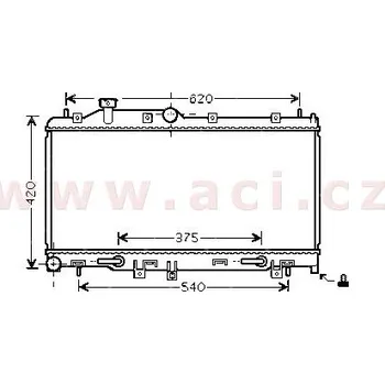 Chladič motoru Chladič, chlazení motoru ACI 51002066