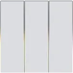 Dotykový spínač světla ZigBee Avatto TS60-EU-W3 Triple TUYA (bílý).