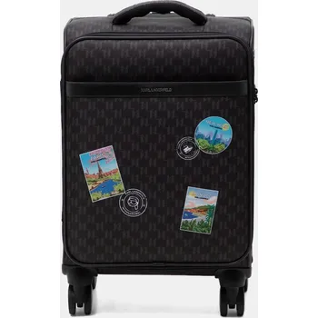 Kufr Karl Lagerfeld IKON MONOGRAM hnědá barva, B1W30253 89X, vel. ONE SIZE