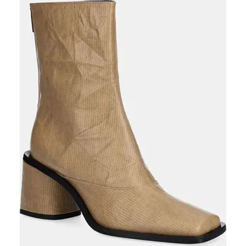 Dámská obuv Kožené kotníkové boty Kenzo Kimi Ankle Boots FF62BT120L06.87 béžová 08X, EUR 41