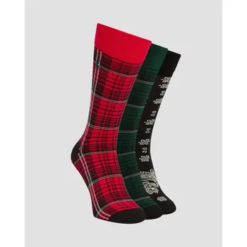 Pánské ponožky Pánské Ponožky Polo Ralph Lauren 3-pack 449p04724-999