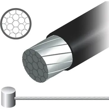 Komponent pro jízdní kolo 94TC1700 - 1,5x1700mm, lanko brzdové nerez.teflon.