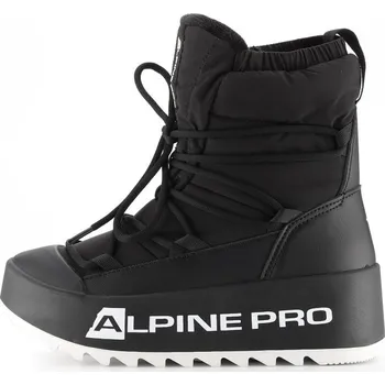 Dámská zimní obuv boty dámské ALPINE PRO PRIBA zateplené černé (boty dámské ALPINE PRO PRIBA zateplené černé)