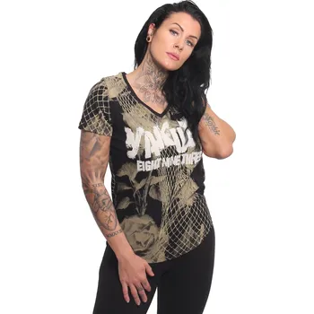 Dámské tričko Dámské triko Yakuza Mesh Rose 24132 black velikost: 3XL