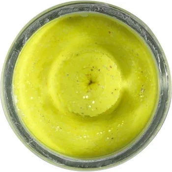 Nástraha Berkley Těsto na pstruhy PowerBait Natural Glitter - Cheese Light Green Glitter